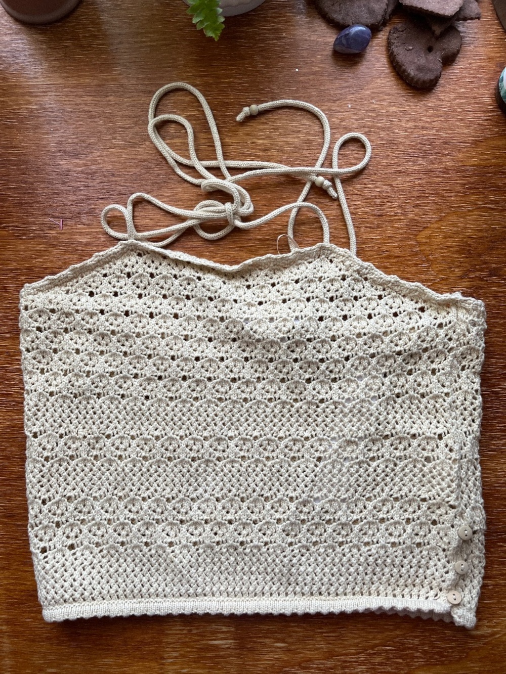 Saucy House of Harlow, crochet top, NWT